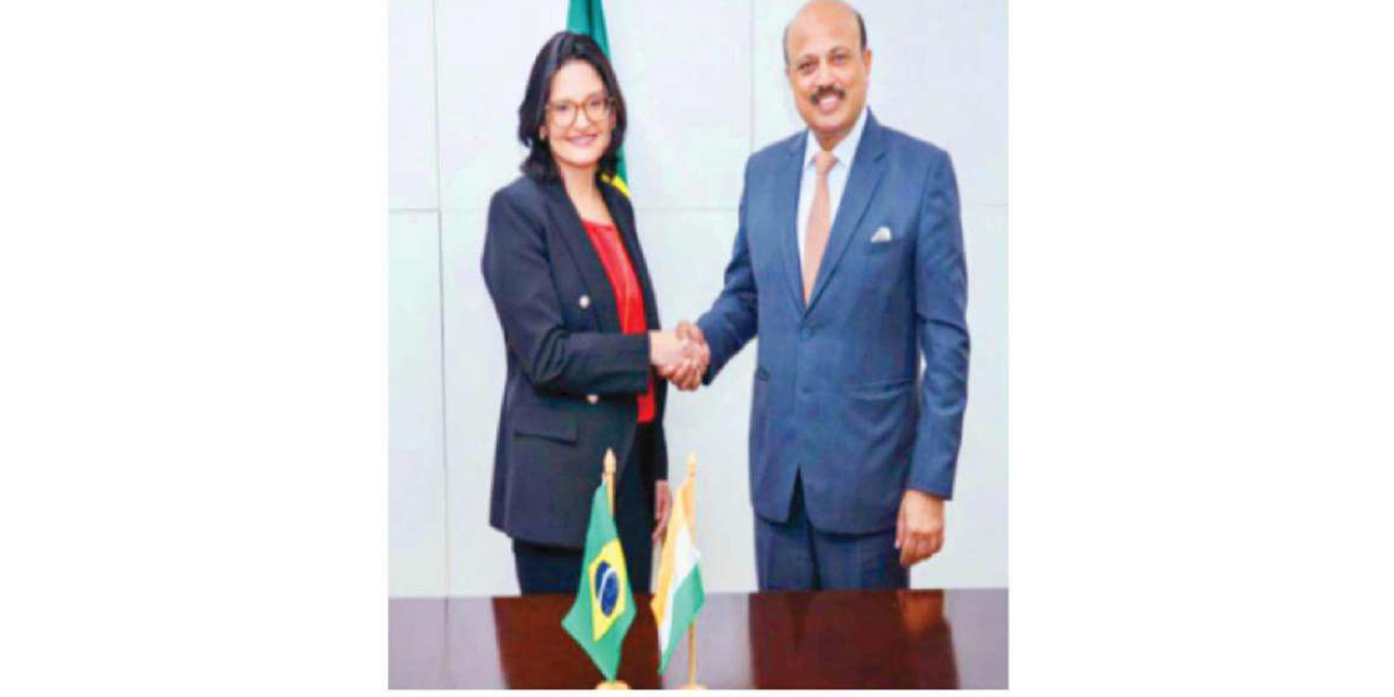 India, Brazil Reaffirm $30 Billion Bilateral Trade Target by 2030