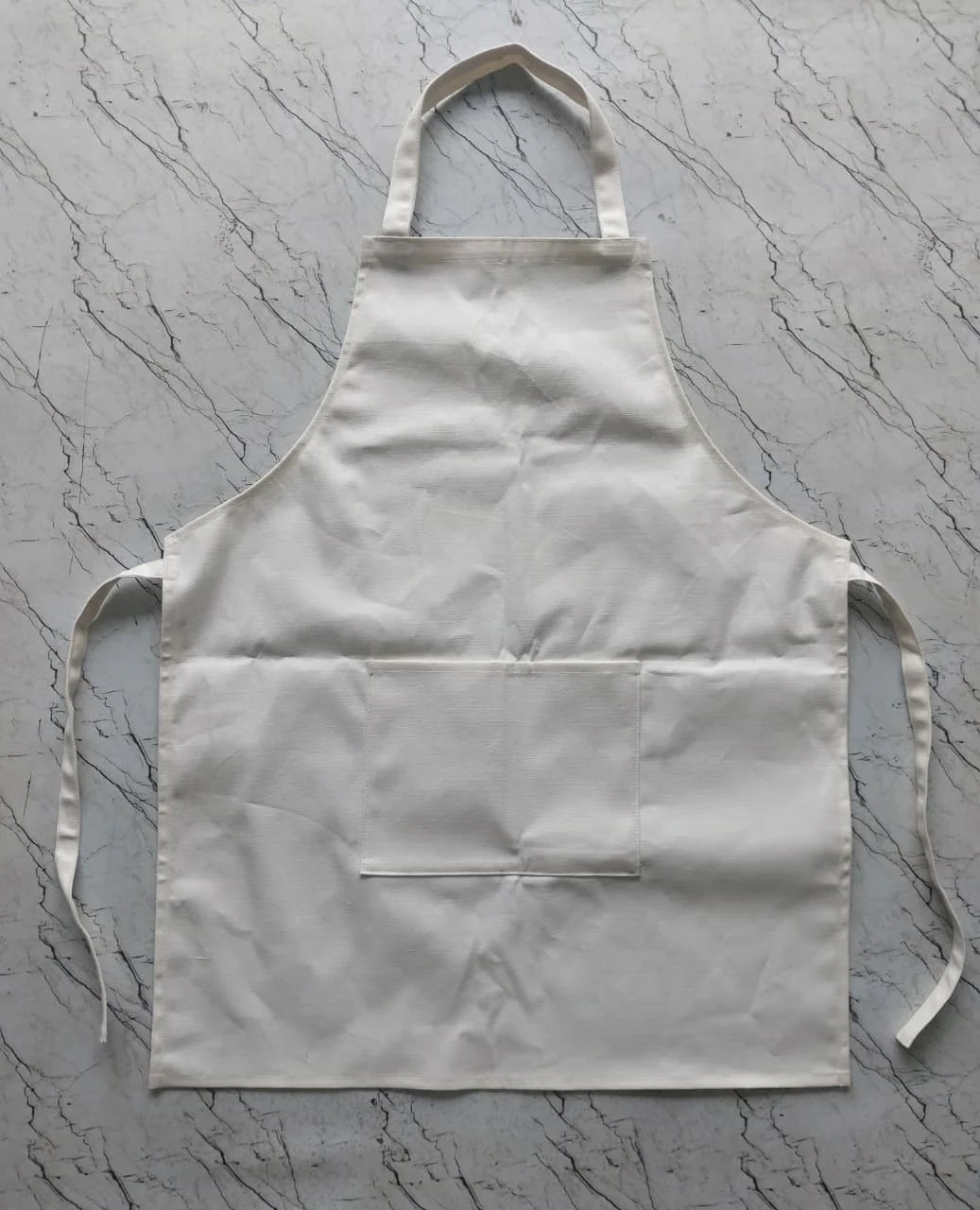 Cotton Kitchen Apron with Pockets